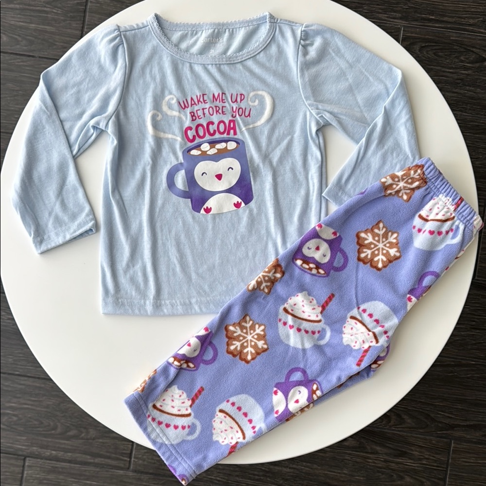 Carter’s Hot Cocoa Holiday Pajamas Set 2T